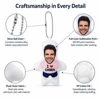 Pendentifs personnalisés sur mesure pour promotion d'exposition, impression de logo personnalisée, vente en gros directe usine