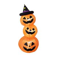 LUYI Citrouille gonflable d'Halloween de 1,8 m, idéale pour les fêtes de famille en Halloween