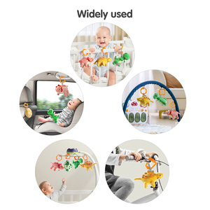 Tumama Kids 3PCS Baby Stroller Plush Hanging Toy Mini Reversible <strong>Dinosaur</strong> &amp; Egg Kids Soft <strong>Stuffed</strong> Toys Animal - Product Image 6