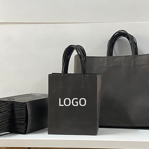 Wholesale Large Black Packaging <strong>Bag</strong> Gift Toilet <strong>Paper</strong> <strong>Bag</strong> <strong>With</strong> Own LOGO Sacola De Papel Hdpk - Product Image 6
