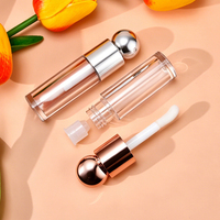 Nouveau design de flacon vide pour gloss à lèvres 3,5 ml 4 ml 5 ml, flacon rond rechargeable populaire pour vernis à ongles, gloss à lèvres, fard à paupières