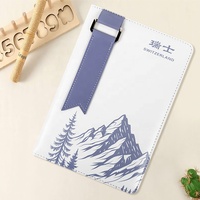 Carnet de notes professionnel A5/A4 en cuir relié personnalisé avec fil, coffret cadeau promotionnel