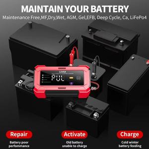 Caricabatterie per <span class=keywords><strong>Auto</strong></span> 12V, Caricabatterie a <span class=keywords><strong>Mantenimento</strong></span> Automatico con Spegnimento Automatico per Camion, Veicoli e Camper - Product Image 5