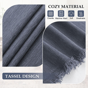 Housse de <span class=keywords><strong>canapé</strong></span> scandinave gris bleu moyen <span class=keywords><strong>anti</strong></span>-rayures pour propriétaires d'animaux de compagnie, housse de <span class=keywords><strong>canapé</strong></span> adaptée aux animaux de compagnie, nouvelle arrivée - Product Image 2