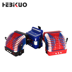 HEBIKUO Venta Directa de Fábrica de Instrumentos Musicales de Juguete, Acordeón de 2 Bajos y 7 Teclas de Plástico para Niños Principiantes - Product Image 4