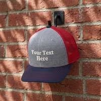 Casquettes de camionneur Richardson 112 personnalisées, de haute qualité, vierges, à 6 panneaux, avec patch en cuir, en maille unie, pour hommes