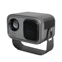 Mini projecteur intelligent K6 pour la maison, portable, 1080P HD, projecteur LCD de plafond avec lampe LED, prise US, pour le home cinéma et l'utilisation sur téléphone