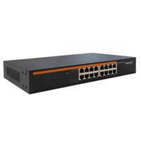 TiNCAM Gigabit Switch Ethernet 10/100M 16 RJ45 port jaringan Switch Ethernet LAN Switch Media konverter Fiber Optical