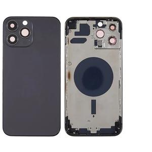 Coque arrière avec châssis pour Apple iPhone 13 Pro Max, noir - Product Image 1