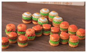 <span class=keywords><strong>Hamburger</strong></span> miniature réaliste en résine, jouets pour enfants, articles de restauration rapide, jeux de simulation, accessoires pour <span class=keywords><strong>maison</strong></span> de poupées, école maternelle - Product Image 5