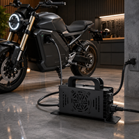 Chargeur de batterie au lithium ZCH-900C 72V, sortie 84V 10A pour moto électrique, VTT, vélo électrique, batterie de vélo tout-terrain
