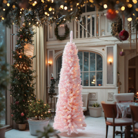 Weihnachts serie Rosa Baum mit LED-Lichtern-Bester Weihnachts baum für festliches Dekor