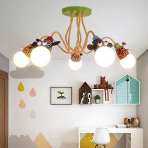 Cartoon Animal LED Ceiling <strong>Light</strong> for Kids Room Bedroom Children's <strong>Nursery</strong> Lighting <strong>Fixture</strong> - Product Image 2