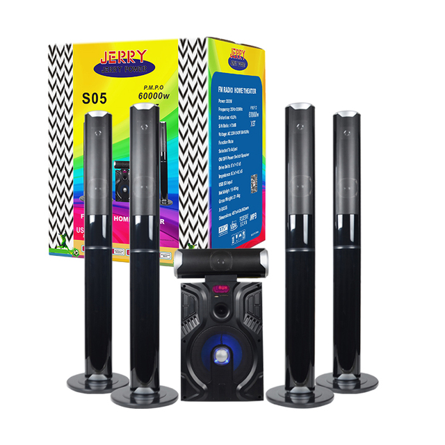 New Design 5.1 Channels Home Theatre Sound System Speaker Feature Multimedia for JR-S05