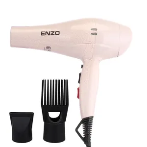 ENZO Factory Price Comb Nozzle Ceramic Fast Drying Household Hair Blow Dryer Profession Salon Stylish Cold And Hot Hair Dryer