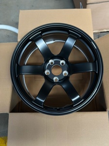 ล้อแม็กซ์ LZT-1260 <span class=keywords><strong>สี</strong></span><span class=keywords><strong>ดำ</strong></span>ซาติน ฟอร์จ โมโนบล็อก Volk Racing <span class=keywords><strong>TE37</strong></span> ขนาด 17 18 19 นิ้ว 5x114.3 5x120 สำหรับ GR86 Civic Type R Si S2000 M3 - Product Image 2