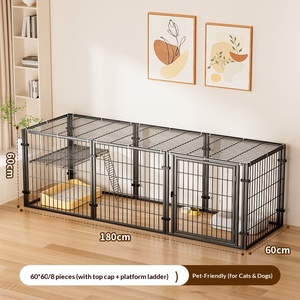 Nueva <span class=keywords><strong>Valla</strong></span> Transpirable <span class=keywords><strong>para</strong></span> <span class=keywords><strong>Perros</strong></span> de Interior <span class=keywords><strong>para</strong></span> Uso Doméstico, <span class=keywords><strong>para</strong></span> Gatos y <span class=keywords><strong>Perros</strong></span>, Diseño de Espacio Libre <span class=keywords><strong>para</strong></span> <span class=keywords><strong>Perros</strong></span> de Diferentes Tamaños, <span class=keywords><strong>para</strong></span> Todas las Estaciones - Product Image 3