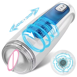 Masturbador Masculino Automático con Vibración y Copa de Masturbación Telescópica Giratoria para Hombres, Juguete Sexual para Adultos 18+ - Product Image 2