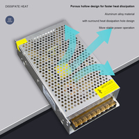 110V 220V AC à DC 12V LED bande lumineuse transformateur d'alimentation adaptateur convertisseur commutation