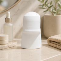 Flacon roll-on vide en plastique de 50 ml, nouveau modèle, pour déodorant, OEM ODM, vente en gros personnalisée