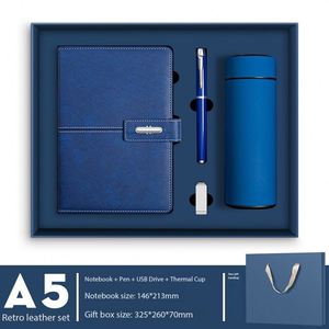Coffret Cadeau de Luxe IStapromo pour Entreprises : Carnet A5 en Cuir PU, Stylo, Mug Isotherme et Clé USB - Product Image 4