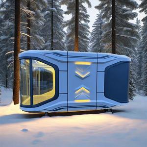 Mobile Hotel dan fleksibel tren <span class=keywords><strong>2025</strong></span> ruang kapsul pabrik ponsel rumah kapsul ruang taman rumah wadah rumah