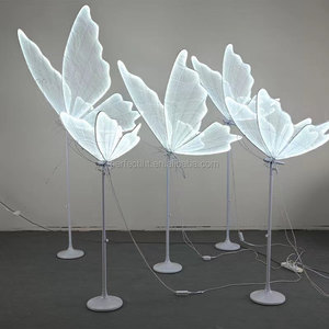 New Design Luminous Wedding Decoration <strong>Stage</strong> <strong>Props</strong> Event Guide LED Light butterfly Wedding Light - Product Image 6