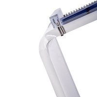 Podio transparente de púlpito acrílico en forma de Z personalizado de alta calidad con tecnología Hot Bend estilo moderno para oficina o iglesia