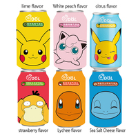 Vente en gros Q-D-O-L saveur pêche blanche eau gazeuse boissons gazeuses canettes de 330ml boissons boissons gazeuses