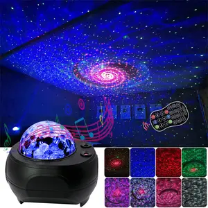 Ster Licht Projector 32 Kleuren Licht Modus Breed Gebied Projectie Led Starry Ster Licht Projector Lamp Draadloze Speaker