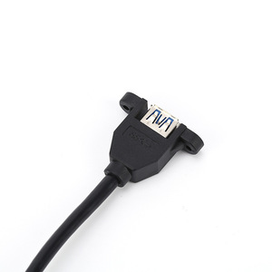 สายต่อขยาย USB 3.0 ชนิด A ตัวผู้ ถึง AF ยาว 0.3 ม. ทองแดงบริสุทธิ์แบบปิดสนิท สำหรับฮาร์ดไดรฟ์แบบพกพา - Product Image 3
