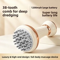 Dispositivo de Masaje Corporal con Vibración y Calor para Espalda, Piernas y Abdomen, Cepillo Eléctrico de Guasha para Relajar los Músculos y Estimular los Meridianos