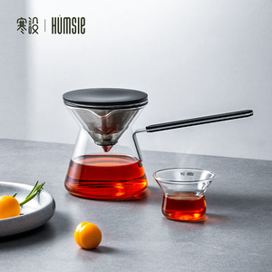 Humsie Glass Teapot With Magnetic Strainer Heat Resistant <b>Tea</b> <b>Set</b> For Brewing - Product Image 3
