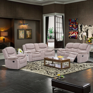 Frank Synthetic Leather Sectional Recliner Sofa - Modern Living Room Furniture Set - Product Image 2