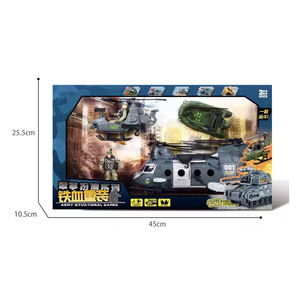 Jouets militaires pour garçons, camion <span class=keywords><strong>militaire</strong></span> réaliste, hélicoptère, kayak, bateau, moto, figurines d'<span class=keywords><strong>action</strong></span>, armes, équipements, cadeaux pour enfants - Product Image 2