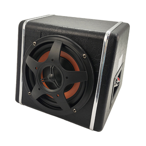 Caja de Subwoofer Activo para <span class=keywords><strong>Auto</strong></span> con Diseño Trapezoidal de 6 y 8 Pulgadas, 70W, 12V CC, Amplificador de Bajos - Product Image 4