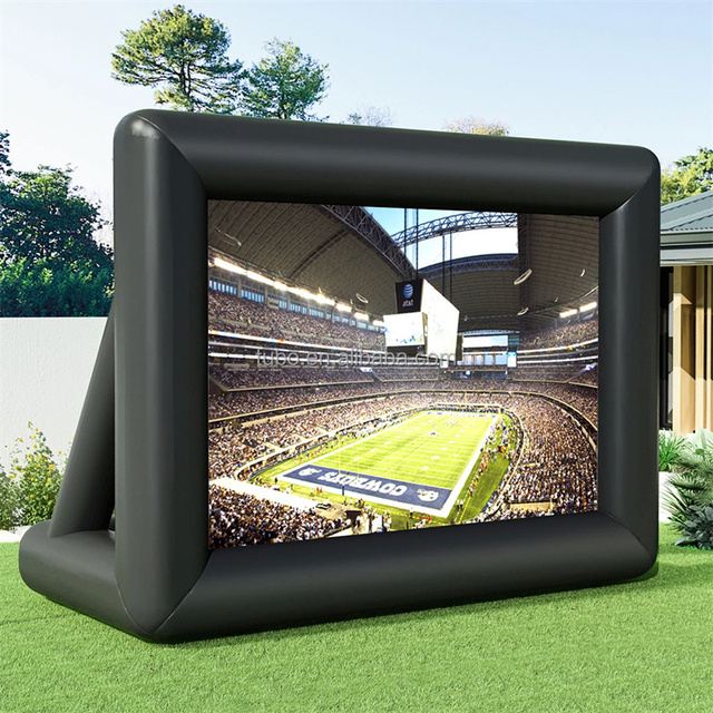 Custom Size Inflatable Outdoor Theater Projector Screen Inflatable Cinema Inflatable TV Projector Movie Screen for Outdoor Event