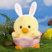 Peluche Lapin de Pâques Unisexe Greenmart, Rembourrée en Coton PP, Super Douce, Durable, en Polyester Recyclé, Mignonne, Porte-clés GRS, Jouet, Cadeau pour Enfants