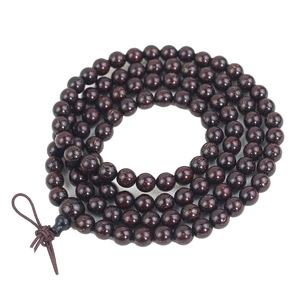 Zambian Blood Sandalwood <b>Bracelet</b> 108 Beads 6mm 8mm Polished Natural Stone Unisex Buddhist Prayer Beads Religious Ceremony Gift - Product Image 4