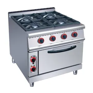 4 Burner Gas Wok Range, Cooking Range Gas Oven, Gas Cooker Range With Oven Price