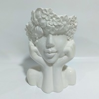 Vase en céramique au Design moderne, Sculpture d'art, Pot de fleur, ornement d'état, Vase de bureau, décoration de la maison