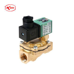 Katup Solenoid ASCO 24VDC <span class=keywords><strong>2</strong></span>/<span class=keywords><strong>2</strong></span> NC Berbahan Kuningan SCE238D009 yang Dioperasikan dengan Pilot - Product Image 3