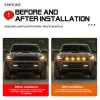 TGZ Automotive Grille Strobe Light Pare-chocs avant pour 2025 APP Limited TRD PRO IP68 Amber Grid Marker Enhanced Warning Light