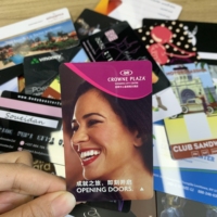 Carte magnétique en PVC avec impression personnalisée, laminage de film, carte cadeau, carte de membre VIP