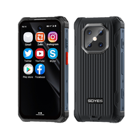 XS18Pro Max 3.88 pouces HD 90Hz Octa Core OLED Smartphone de poche robuste double SIM double veille étanche IP68 13MP 3G/4G