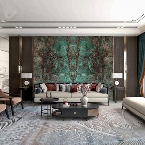 Losas de Granito Turquesa Brasileño Moderno de Lujo para Proyectos Hoteleros, Diseño de Pisos, Decoración Retroiluminada para el Hogar - Product Image 3
