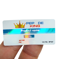 Label Hologram Perak untuk Kemasan Vial 3ml VS-131 All Name, Stiker untuk Kemasan Vial 10ml dan Kotak