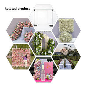 Promise Wholesale Green <b>White</b> <b>Flower</b> Arch <b>Artificial</b> Wedding <b>Flower</b> Arch Backdrop Wedding Decoration - Product Image 5