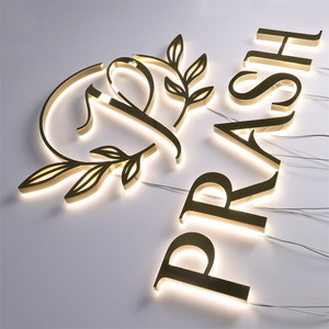 <strong>Personalised</strong> Light up <strong>Sign</strong> Store Front <strong>Sign</strong> 3D Backlit <strong>Metal</strong> Light up Led Letter <strong>Sign</strong> - Product Image 6