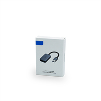 Carpeta de Papel Corrugado Reciclable al por Mayor con Grabado en Relieve e Impresión a Todo Color para Embalaje de Accesorios Electrónicos y Adaptadores USB